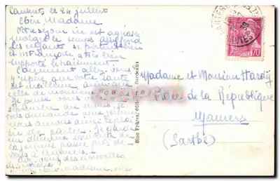 I Pirenei — Strada da CAUTÉRETS a PIERREFITTE — Il Gave e il Péguère BR. — Verso