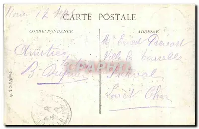 Rouen — widok wybrzeża św. Katarzyny — B-D — Rewers