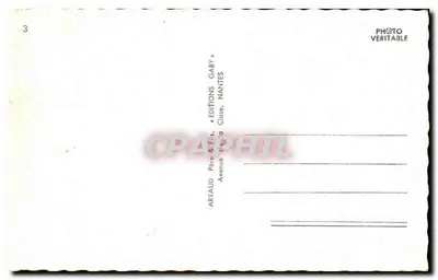 Veules-les-Roses — vista geral, Praça Saint-Nicolas, L'Esplanade, La Veule, Partida para a pesca — Edições Artaud & Fils, Nantes — Verso