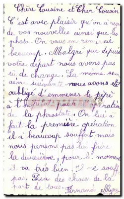 Bouquet de roses — composition florale — éditeur FOX PHIL 5064 — Verso