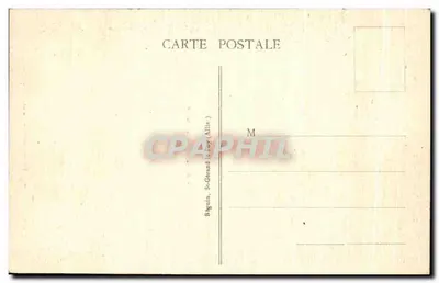 Le Ruine del Castello Rocher — La Valle della Sioule d'Henat — Serie 'I Belli Luoghi dell'Avverno' — editore Idéal — Verso