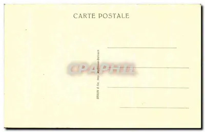 Święta Jeanne de Chantal w wieku 20 lat — oryginalny obraz w Monasterze Visitation Sainte-Marie w Dijon — wydawca BRAUN & Cie, Mulhouse-Dornach — Rewers