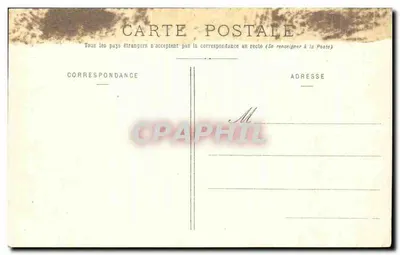 Pont de Lay-Saint-Christophe — vue du pont en pierre avec église en arrière-plan — éditeur imprimeur non identifié — Rewers