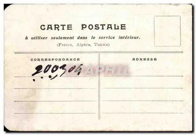 O Rocher de la Bourboule — vista da farmácia e do paisagem — Cliché A. Faure — Verso