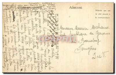 Le Bois de Vincennes — Skarga na jeziorze Daumesnil — LL. — Wydawca LL, n° 93 — Rewers