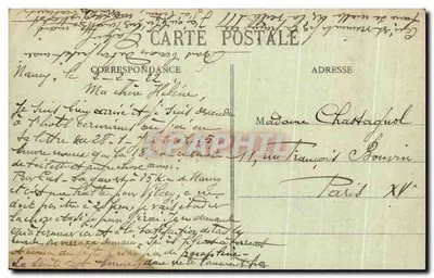 NANCY - Bazylika św. Epwra i Plac Dames — Ambasadorzy Zjednoczeni w Nancy — Rewers