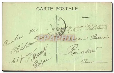 Châteaudun — Zamek — Wewnętrzna fasada z XVI wieku — Phototypie Châteaudun — Rewers