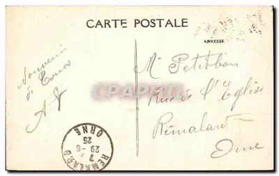Tours (Loire) — Hotel de Ville — A. B. (wydawca) nr 9033 — Rewers