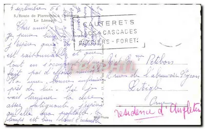 Estrada de Pierrefitte a Cauterets — Cauterets — editor Cap — Verso