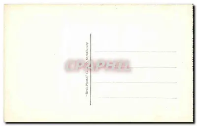 Villefranche-sur-Mer — Widok przez sosny — C.A.P. Strasbourg — Rewers
