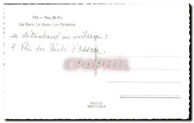 A Estação — O Gave — Pau (B.P.) — Edições Chantegler — Verso