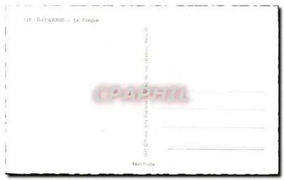 Gavarnie - O Circo — Cie des Arts Phonographiques, Paris — Verso