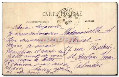 PARIS — Panorama tomado desde el Panteón sobre el Luxembourg — editor desconocido, n° 172 — Reverso