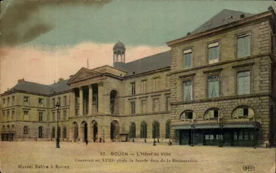 Rouen — L'Hôtel de Ville — Marcel Rattré à Rouen