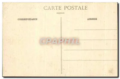 Vintage Postcard Interior of the Convent Entrance to the Cour d'Henneur — Back