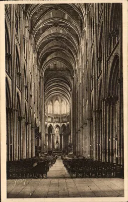 Interior da Catedral — Rouen — Edição de Arte YVON