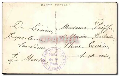 Lisieux - Rue de la Paix - Portail de l'Église St-Jacques — Verso
