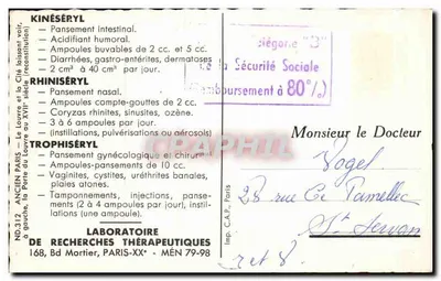 Das Louvre – Die Porte du Louvre im 17. Jahrhundert — Imp. C.A.P., Paris — Rückseite