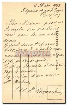 Paryż - Wieża Eiffla - Wieża Eiffla — 89. — Wydawca nieznany — Rewers