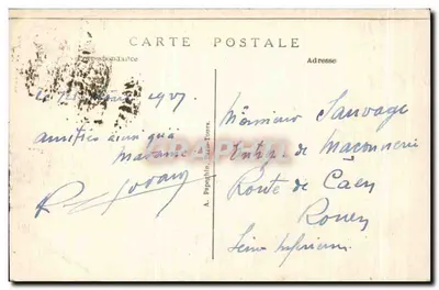 Tours (Loire-et-Loire) — Claustro da Psalette — Galerias e Escada (séculos XV e XVI) — A.P. — Verso