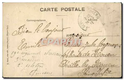 Amiens - A Catedral - Fachada — Berthlot — Verso
