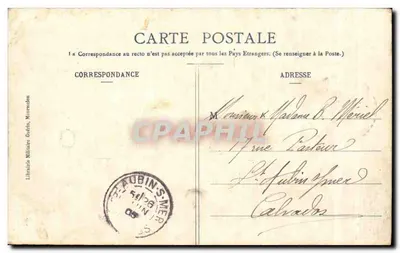 Dias ainda para fazer — no acampamento de Châlons — Livraria Militar Godefroy, Mourmelon — Verso