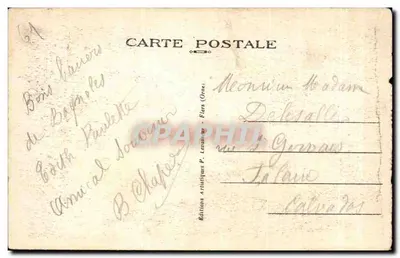 Bagnoles-de-l'Orne — O Hotel dos Termas — A Normandia — Edições Artísticas P. Levassor — Verso