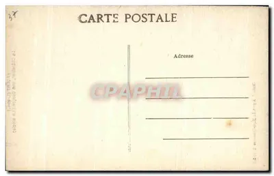 Paulmy (Il-et-L.) — Château Châtelier, jego wieża (XI wiek) — La Haye-Deçantin — Rewers