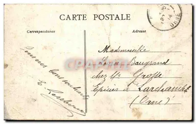Caen - Rue et Église Saint-Pierre — éditeur impr. sur la carte, n° 110 — Verso