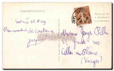 Catedral de Coutances (siglo XIII) — ND. — Editor ND, n°9 — Reverso
