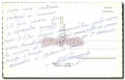 Cabourg — Widok panoramiczny z Kasynem, Plażą, Wielkim Hotel i Hotel Normandyjskim — Wydawnictwo Caby — Rewers