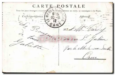 Paris. - A Obélisque — editor, número de série não visível — Verso