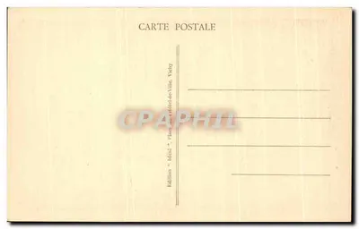 Riom - Stara brama ulicy Handlowej — Auvergne Pittoresque, nr 2528, wyd. Idéal — Rewers