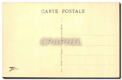 Stare domy pod Wieżą Świętego Romana — Rouen — nr 15 — Rewers