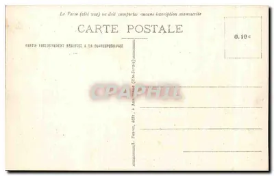 Passage d'un Pont de Neige — Aux Grands Mulets — L. Faurez, édit, Annemasse (Hte-Savoie) n°458 — Verso