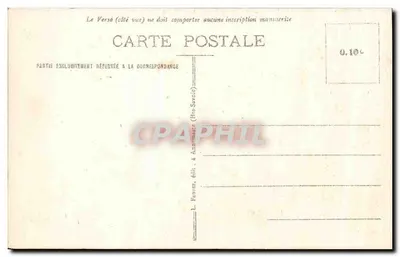 Chamonix-Mont-Blanc — Pomnik Saussure’a — G. R. 513, wydawca L. Piérez — Rewers
