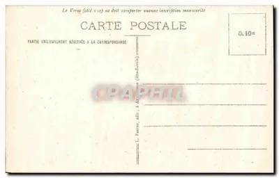 Aigaille du Dra — Chamonix-Mont-Blanc — G. R. 500. — Wydawca L. Faure — Rewers