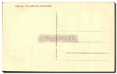 Vincennes — wieża strażnicza — Sala trzeciego piętra — wydawca LES AMIS DE VINCENNES, nr 37 — Rewers