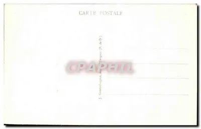 Riom - Casa histórica — Charcutería Comestibles — editor G. D'O. n°1340 — Reverso