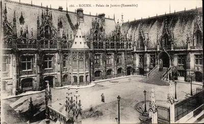 Rouen - Palais de Justice (Ensemble) — éditeur 'La Cigogne', n° 286
