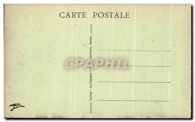 Rouen - Palais de Justice (Ensemble) — éditeur 'La Cigogne', n° 286 — Verso