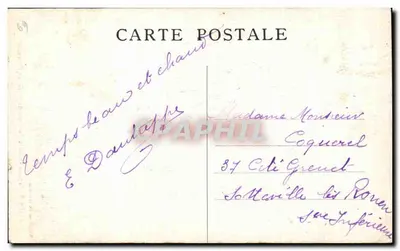 LYON — Sintklooster van de Basiliek van Onze Lieve Vrouw van Fourvière — Reproductie verboden — Achterkant