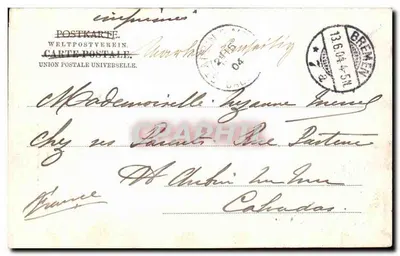 Bremen — Ratskeller, Echosaal — wydawca Zeiller & Pohl, nr 2620 — Rewers