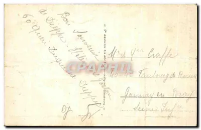 Dieppe — Klify, Katedra św. Jakuba — Wydawca: Émile Poisson, nr 57 — Rewers