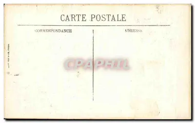 Dieppe — Kościół św. Jakuba, dzwonnica i stary zamek w tle — LL, nr 245 — Rewers