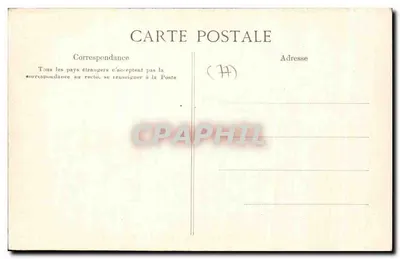 Foresta di Fontainebleau — Gorges di Franchard — E. L.D. — Verso