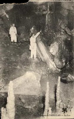 पुराना पोस्टकार्ड डर्गिलान के गुफाएं ले लैक