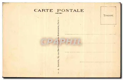 Jardins do Luxembourg — Estátua nas avenidas — A. Leconte, Paris, n°102 — Verso