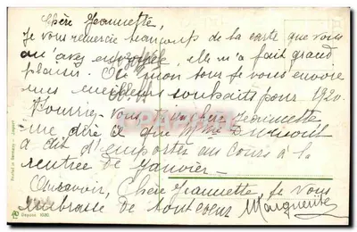 Rosa — Buon Anno — Stampa in Germania — Verso