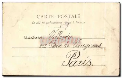 La Petite Mendianté — scène de rue avec enfant — éditeur Marcel Houjany — Verso